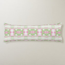 Bohemisch Chintz 19 Pastellgrün Rosa Weiß Seitenschläferkissen