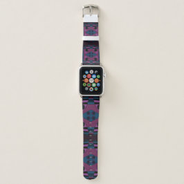 Bohemisch Chintz 79 Dark Magenta Aquamarin Apple Watch Armband