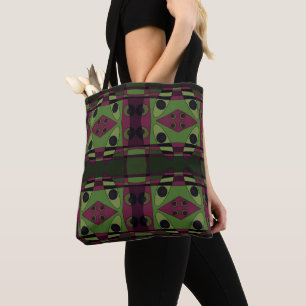 Bohemisch Chintz 81 Dusty Magenta Green Tasche