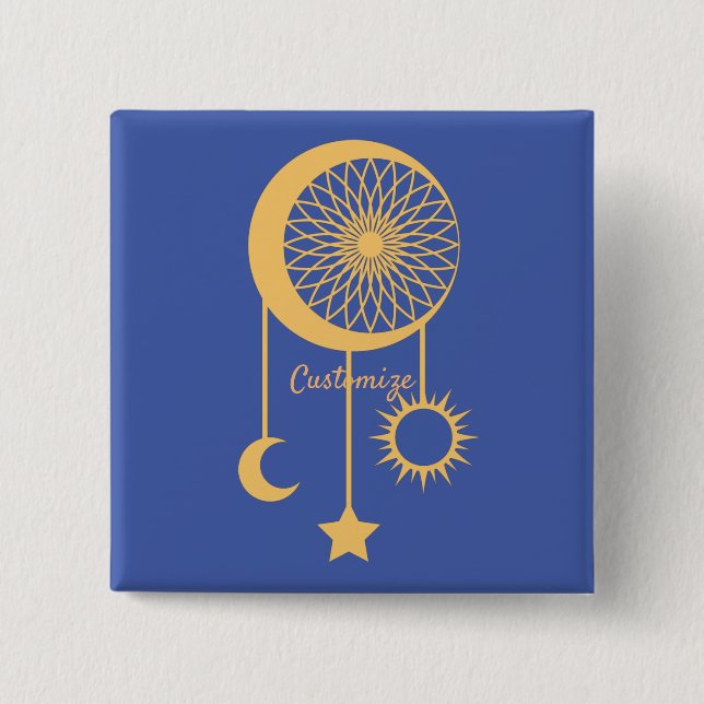 Bohemisch Dream Catcher Thunder_Cove Button (Vorderseite)