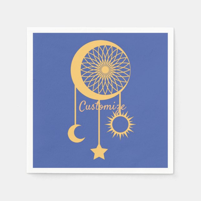 Bohemisch Dream Catcher Thunder_Cove Serviette (Vorderseite)