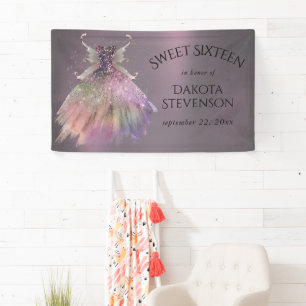 Bohemisch Fairy Ball Gown Mute Ombre Wine Sheen Banner