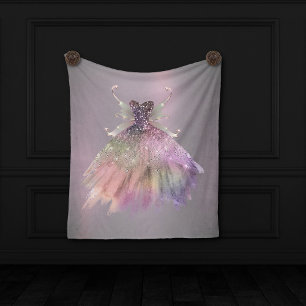 Bohemisch Fairy Ball Gown   Mute Ombre Wine Sheen Fleecedecke