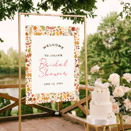 Bohemisch getrocknetes rustikales Brautparty für H Poster