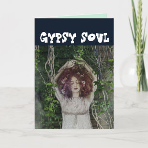 BOHEMISCH LADY SINTI UND ROMA SOUL GEBURTSTAGSKART DANKESKARTE