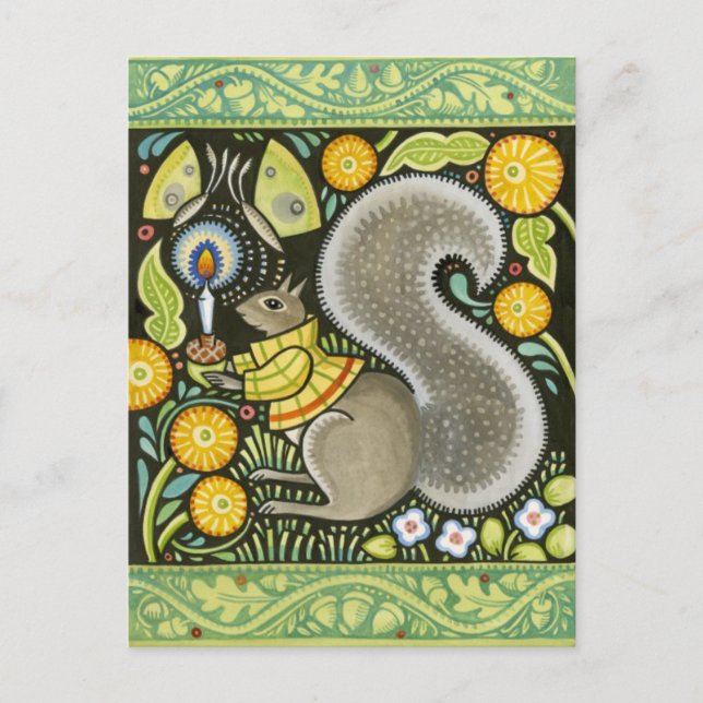 Bohemisch MOOSHKA ART Postkarte (Vorderseite)