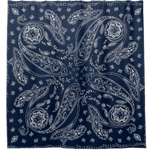 Bohemisch Paisley Vintag Print Duschvorhang