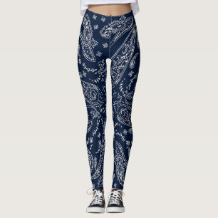 Bohemisch Paisley Vintag Print Leggings