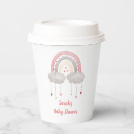 Bohemisch Rainbow Baby Showpapier-Becher Pappbecher