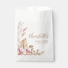 Bohemisch rosa Pampelgras | BRAUTPARTY Geschenktütchen