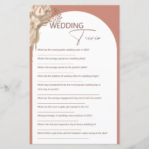 Bohemisch sagte er, sie sagte Hochzeitsspiel-Trivi