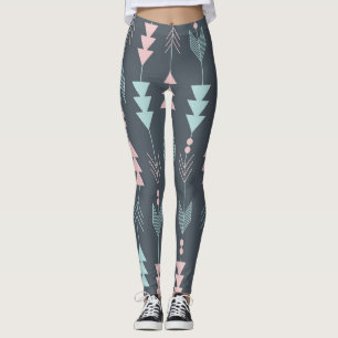 Bohemisch Style Boho: Ethnisches nahtloses Muster Leggings