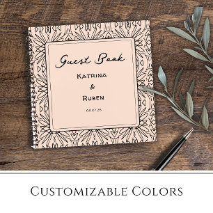 Bohemisch Style Tribal Muster Spiral Notebook Notizbuch