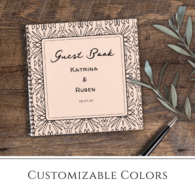 Bohemisch Style Tribal Muster Spiral Notebook Notizbuch (Von Creator hochgeladen)