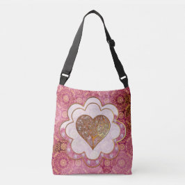 Bohemisch Valentine Whimsey 3D Tragetaschen Mit Langen Trägern
