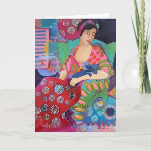Bohemische Beauty Fine Art Colorado Karte (Vorderseite)