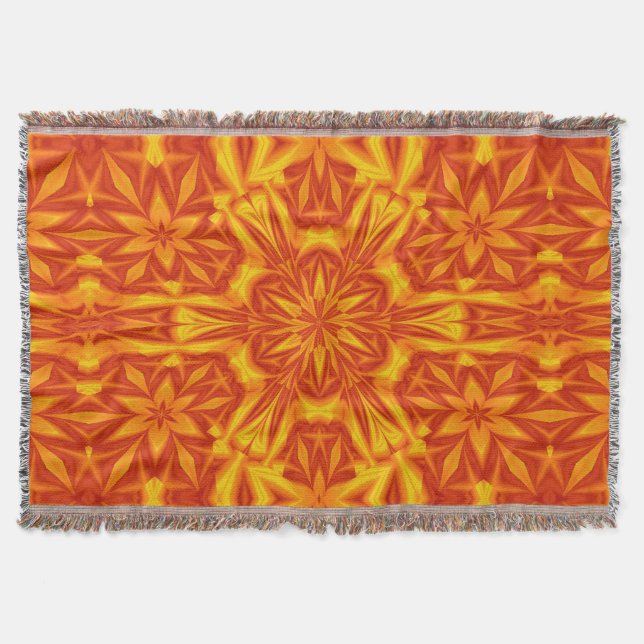 Bohemische Blume 32 Decke (Vorderseite)