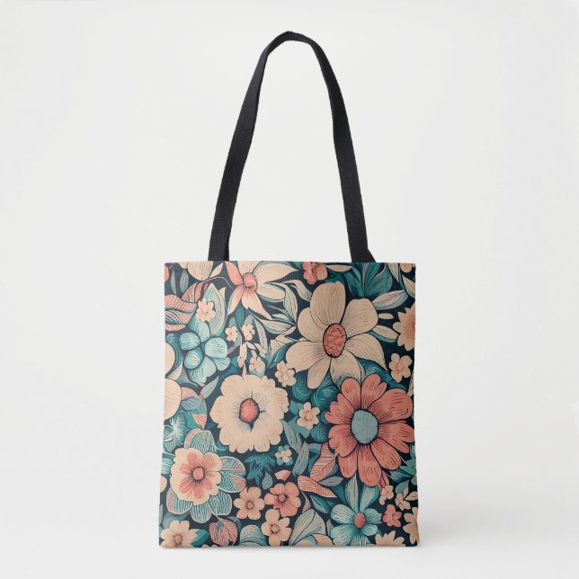 Bohemische Blume Tasche (Vorderseite)