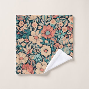 Bohemische Blume Waschlappen