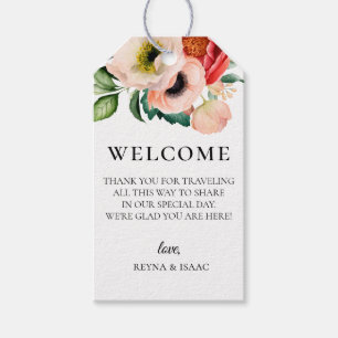 Bohemische Blumenblüten Hochzeitsnadel Geschenkanhänger