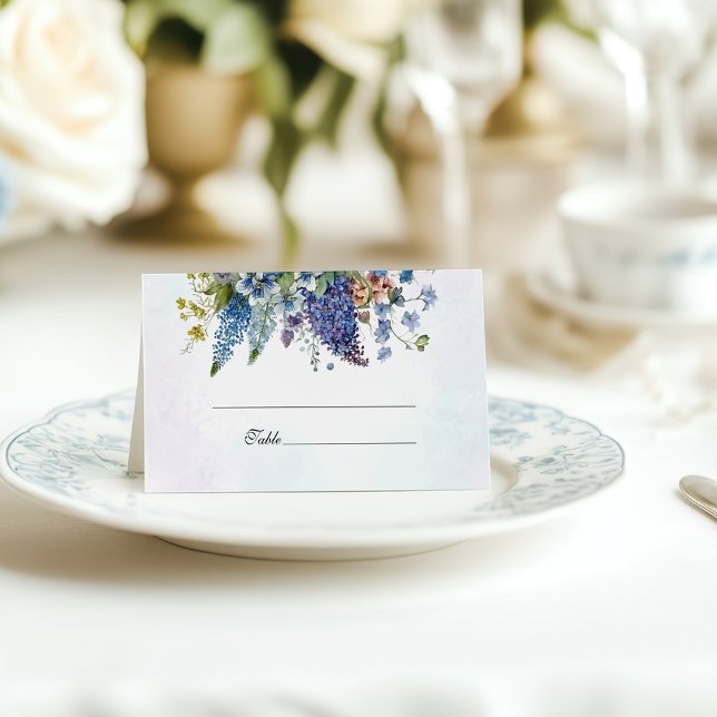 Bohemische Blumenzwiebelhochzeit Platzkarte (Von Creator hochgeladen)