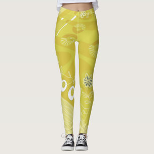 Bohemische Chintz-Illustration Leggings