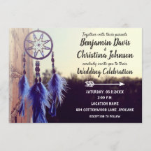 Bohemische Einladungen zu Hochzeiten
