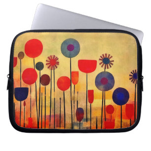 Bohemische farbige Blume Laptopschutzhülle