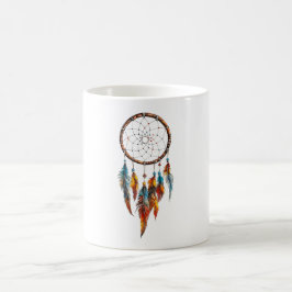 Bohemische Feather Dreamcatcher-Tasse Kaffeetasse