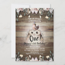 Bohemische Feather Friends Owl & Bird Baby 1.