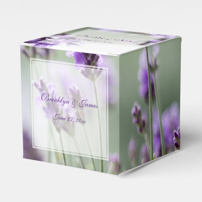 Bohemische Gastgeschenk Hochzeit für benutzerdefin Geschenkschachtel (Vorderseite)