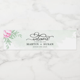 Bohemische Grünpflanzen Rosa Blume Gold Moderne Ho