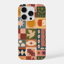 Bohemische Himmelskörper mit mystischen Symbolen