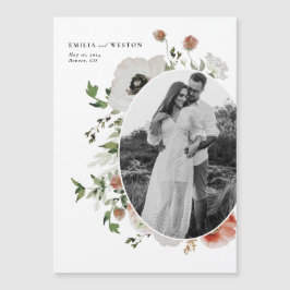 Bohemische Hochzeit im Herbst im Herbst speichern Magneteinladung