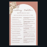 Bohemische Hochzeitstraditionen Brautparty Fliege Flyer<br><div class="desc">Dieses Brautparty im Böhmerstil ist für die Koordination mit der Boho Terracotta Pampas Grass Collection konzipiert und besticht durch den trendigen und beliebten Bogen in Terracotta-Farbtönen. Für eine erweiterte Anpassung dieses Designs, z.B. das Ändern des Layouts, des Schriftartes oder der Textgröße, klicken Sie bitte auf den obigen Button "KENNEN". Bitte...</div>