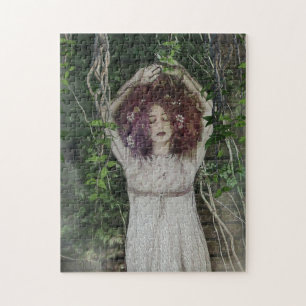 BOHEMISCHE HÜBSCHE FRAU ART JIGSAW PUZZLE