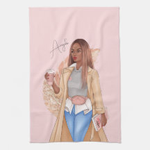 Bohemische Imitate Glitzer Girl Tan Hair Pink