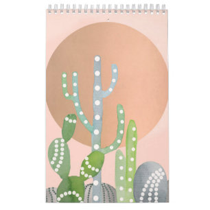 Bohemische Kaktus Kalender