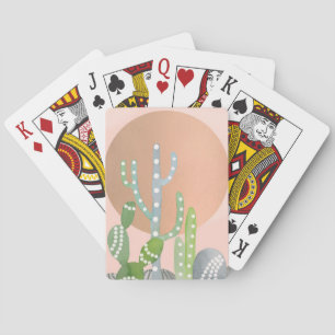 Bohemische Kaktus Spielkarten