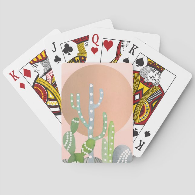 Bohemische Kaktus Spielkarten (Rückseite)