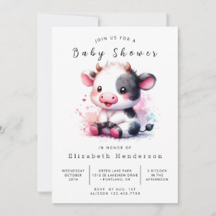 Bohemische klassische Armbänder-Babydusche Einladung
