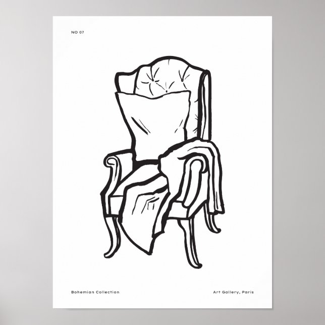 Bohemische Kunstposter-Sammlung Poster (Vorne)