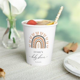 Bohemische Rainbow Baby Shooting Cups Pappbecher