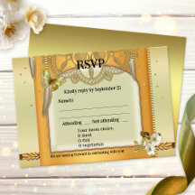 Bohemische Retro Dreamcatcher Wedding RSVP Card