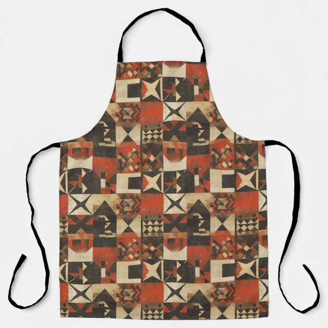 Bohemische Schürze für das Tribal-Muster (Vorderseite)