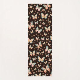 Bohemische Träume von Schmetterlingen und Blume au Yogamatte