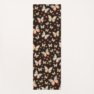 Bohemische Träume von Schmetterlingen und Blume au Yogamatte