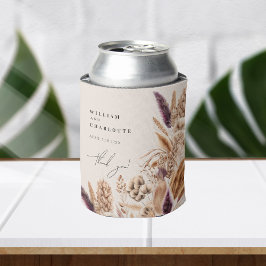 Bohemische tropische Blume - Gewohnte Hochzeitsfav Dosenkühler