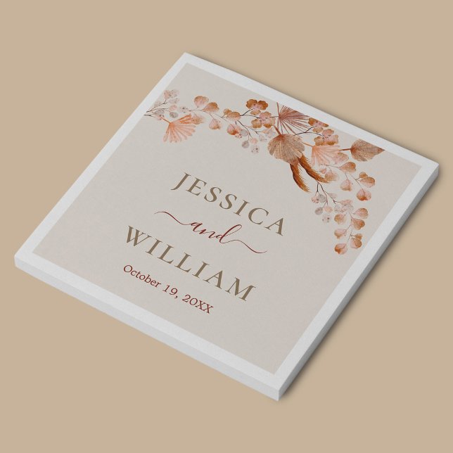 Bohemische und wasserfarbene Boho-Blume Serviette (Von Creator hochgeladen)