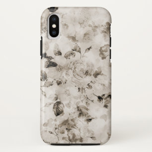 Bohemische Vintage elegante weiße graue Rosen mit title_seo2